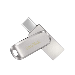 SanDisk 64GB Ultra Dual Drive Luxe USB Type-C Metallic Silver