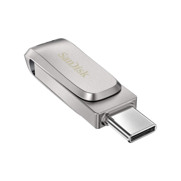SanDisk 64GB Ultra Dual Drive Luxe USB Type-C Metallic Silver - Image 2